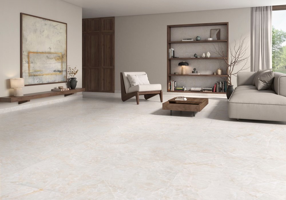 Designer porcelain tile