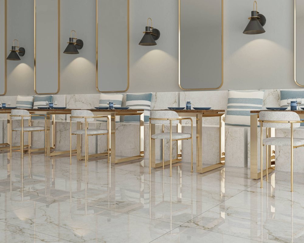 Precious Glow — Porcelain & Stone
