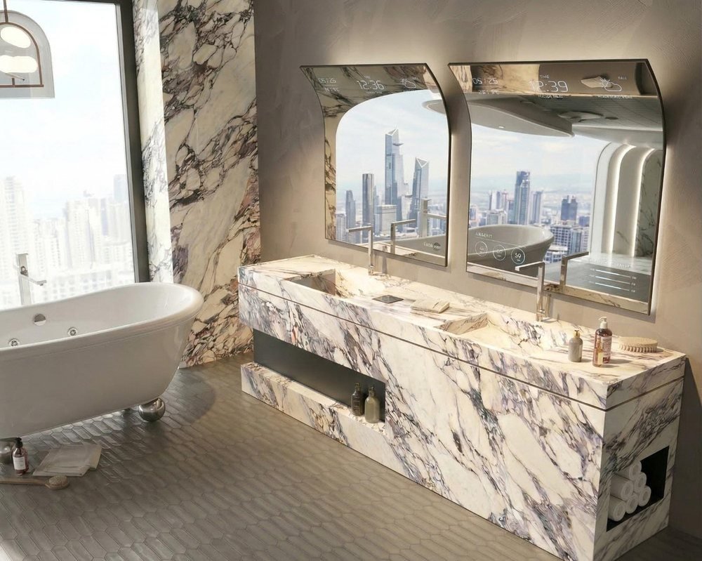 Italian Aura — Porcelain & Stone