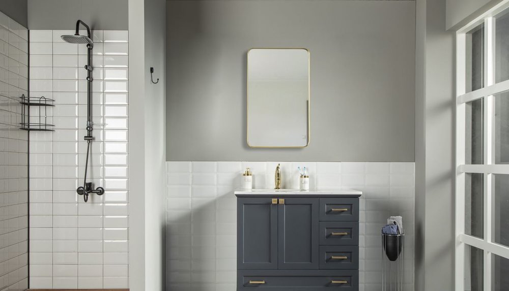 Paloma 36″ Dark Gray — Bathroom Cabinet